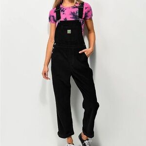Empyre Black Corduroy Overalls